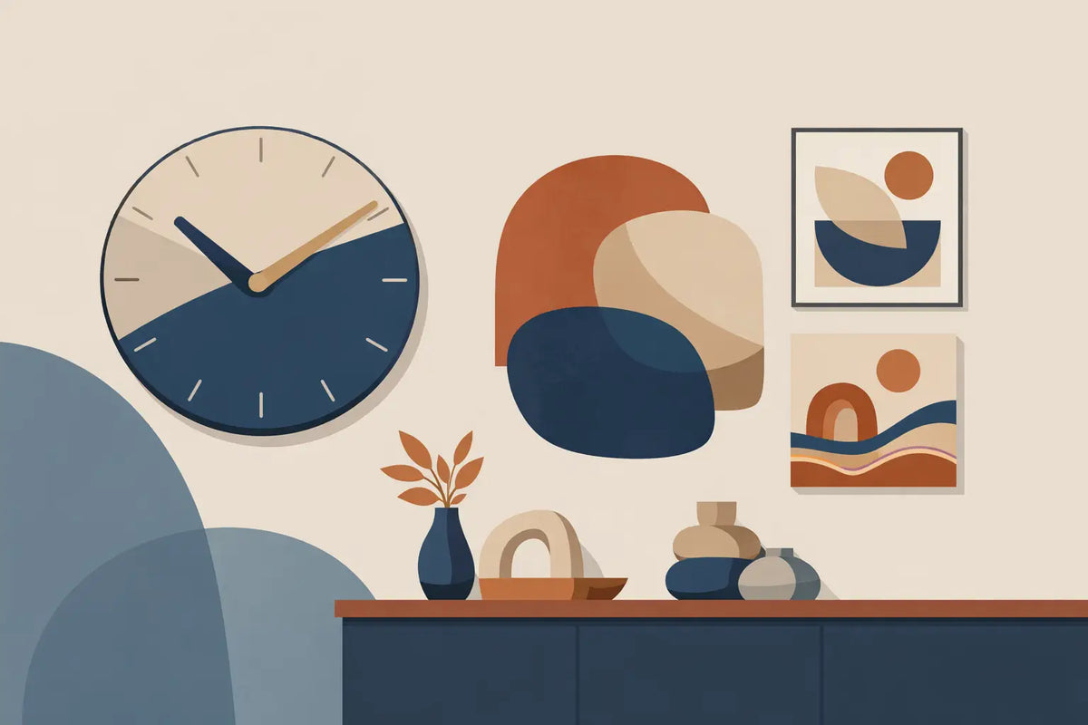 Klok of wandkunst voor een muur met karakter