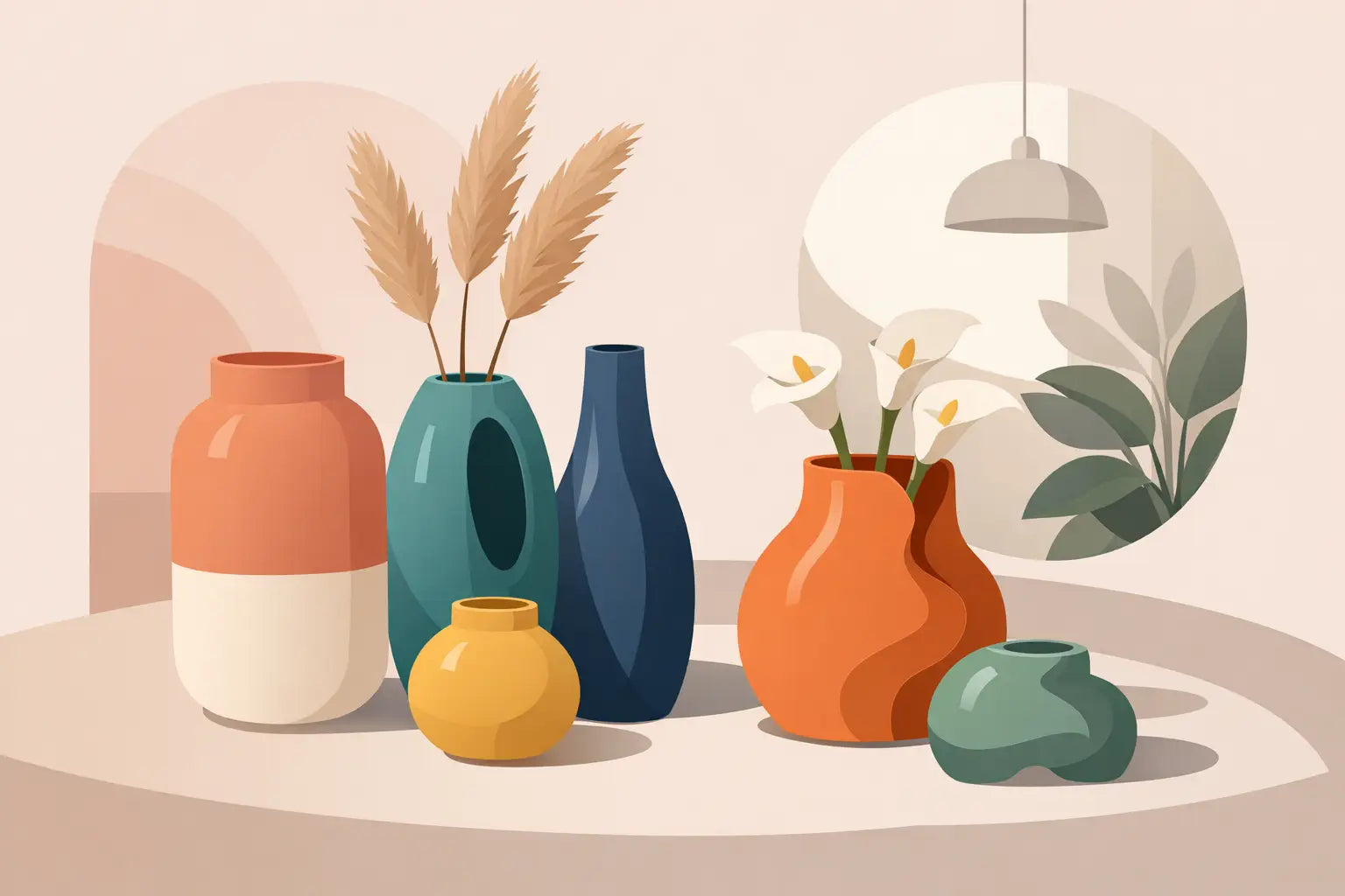 Trendkleuren voor vazen die je interieur pit geven