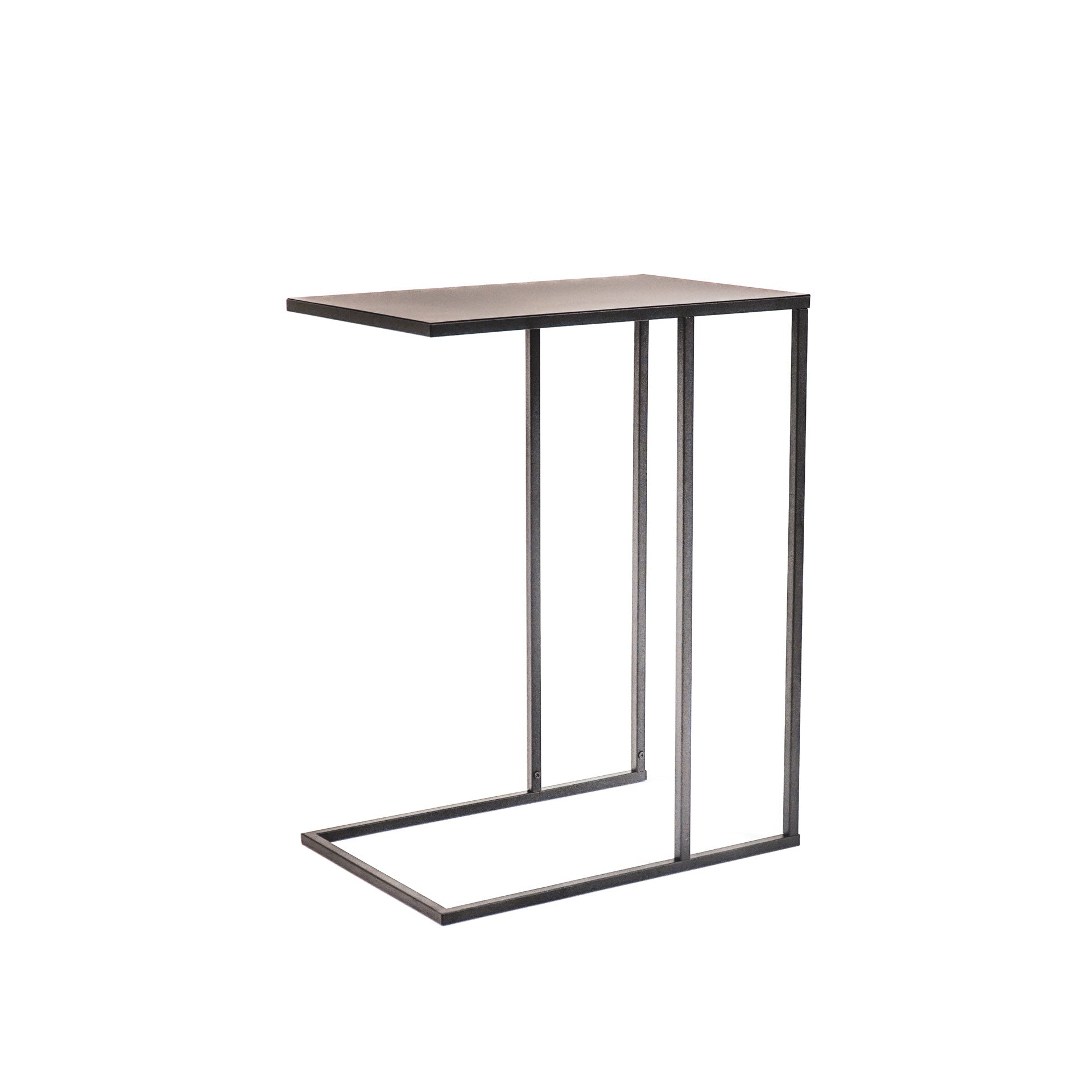 Bijzet Tafel - Metaal- Zwart - 45x30x60cm