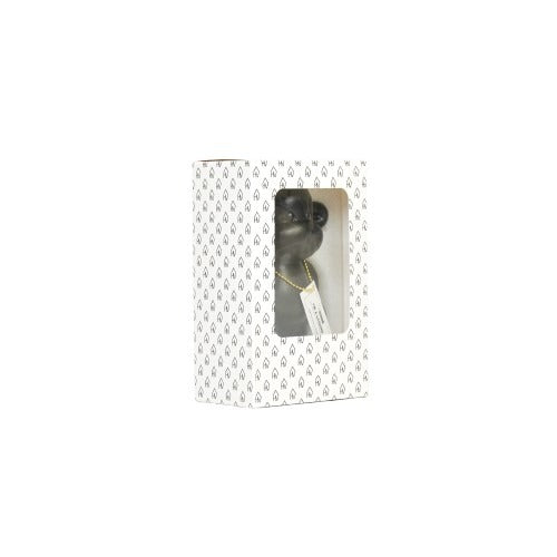 Ornament - Aap Beeld 'The Legend' - Polyresin - Zwart - 11x7x19cm