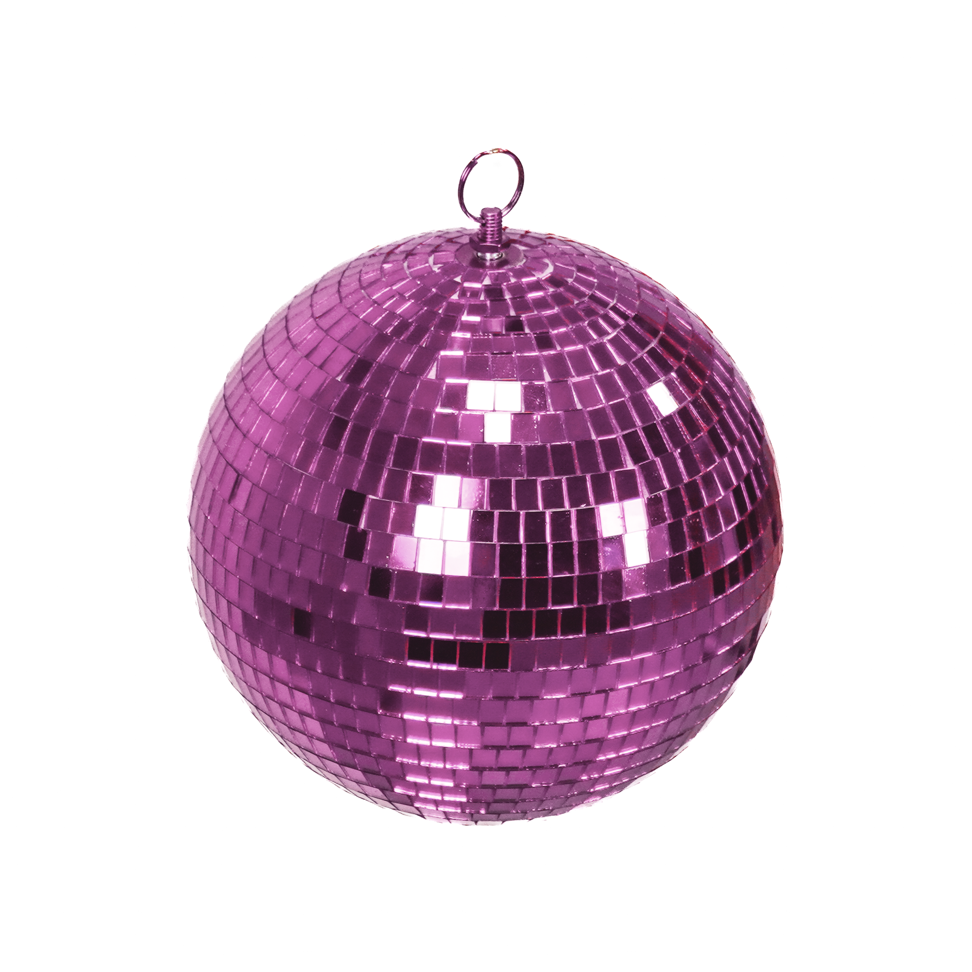 Kerstversiering - Kersthanger - Discobal - Foam - Roze - 20x20x20cm