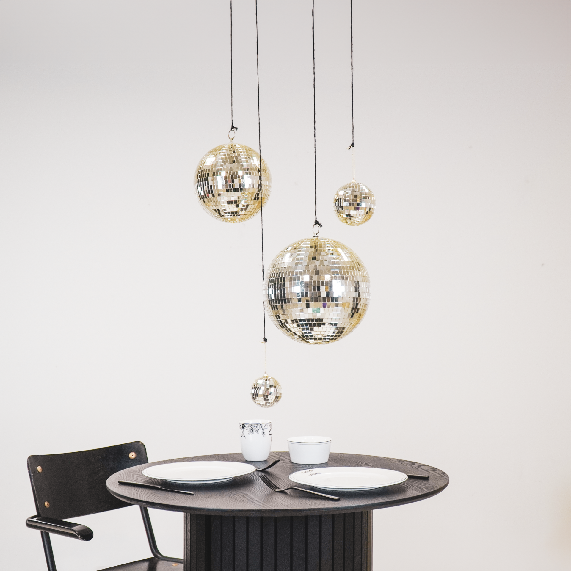 Kerstversiering - Kersthanger - Discobal - Foam - Goud - 20x20x20cm