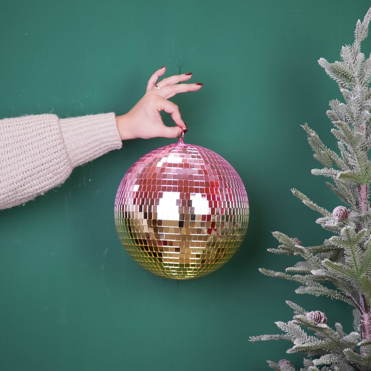 XMAS Set Discoballen – 6 Verschillende Maten – 6 tot 30 cm – Spiegelbollen – Disco Decoratie – Feest & Interieur