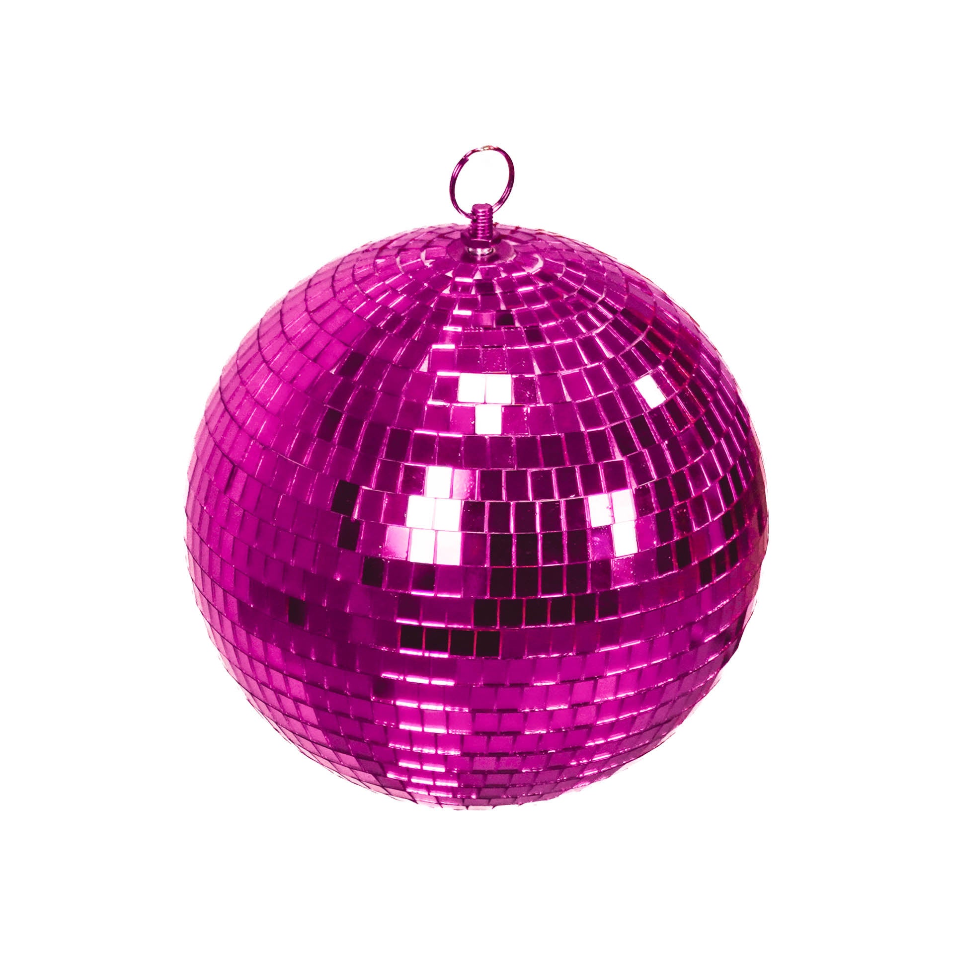 Kerstversiering - Kersthanger - Discobal - Foam - Roze - 25x25x25cm