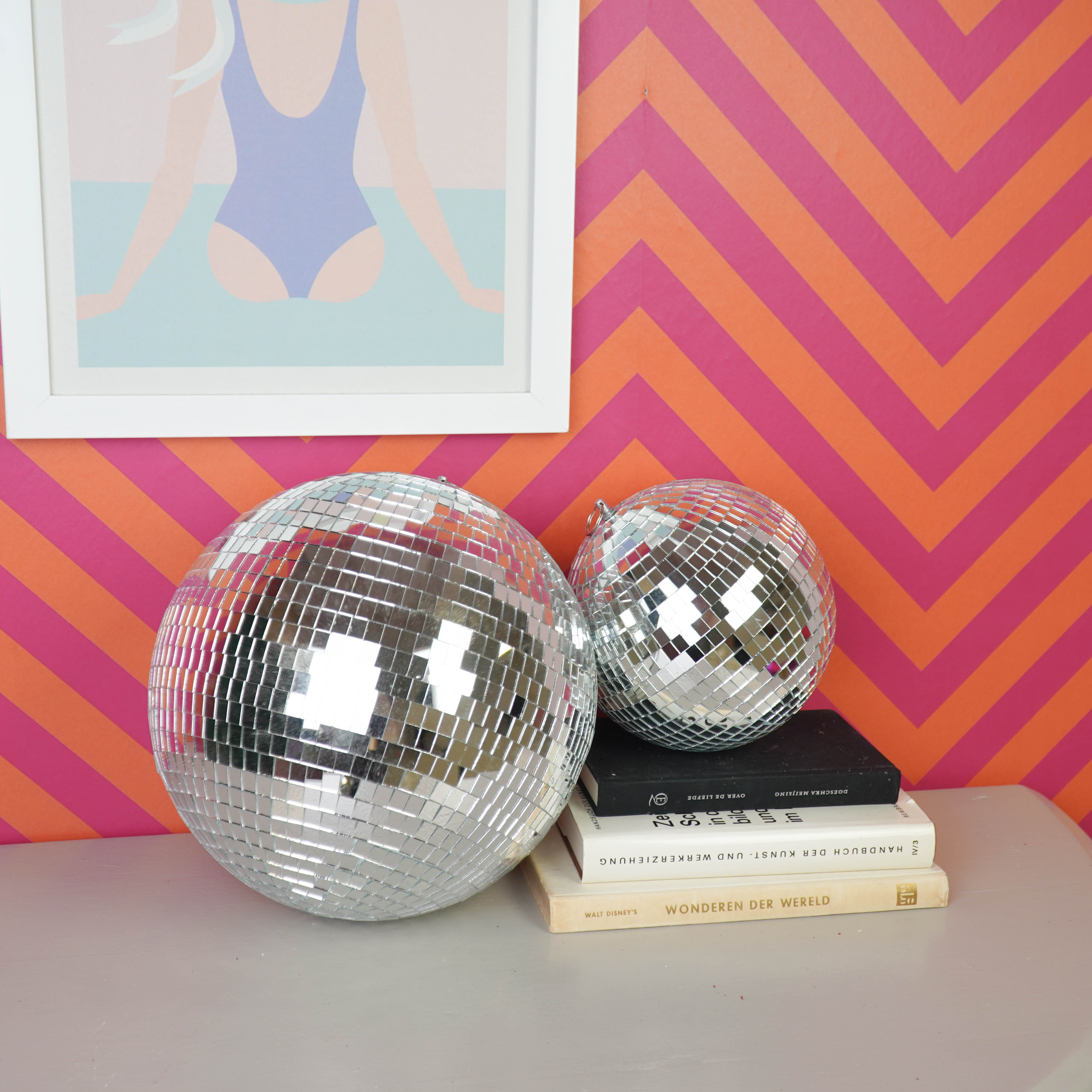 Kerstversiering - Kersthanger - Discobal - Foam - Zilver - 30x30x30cm