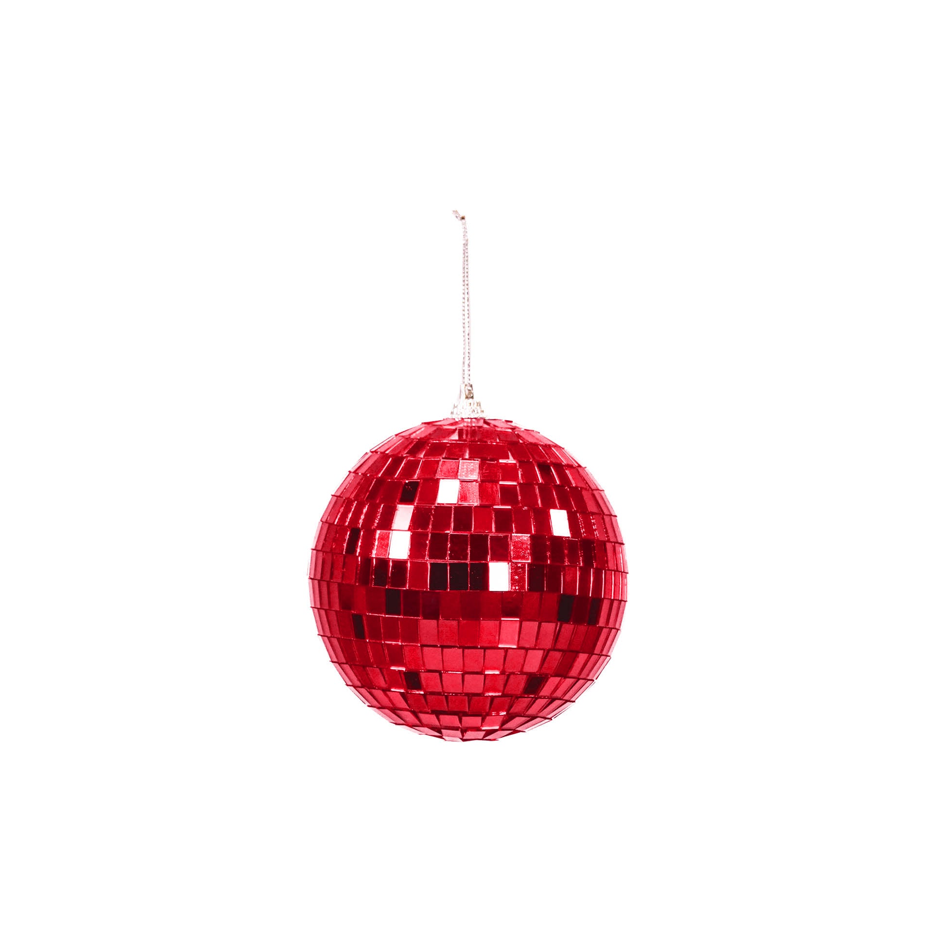 Kerstversiering - Kersthanger - Discobal - Foam - Rood - 10x10x10cm