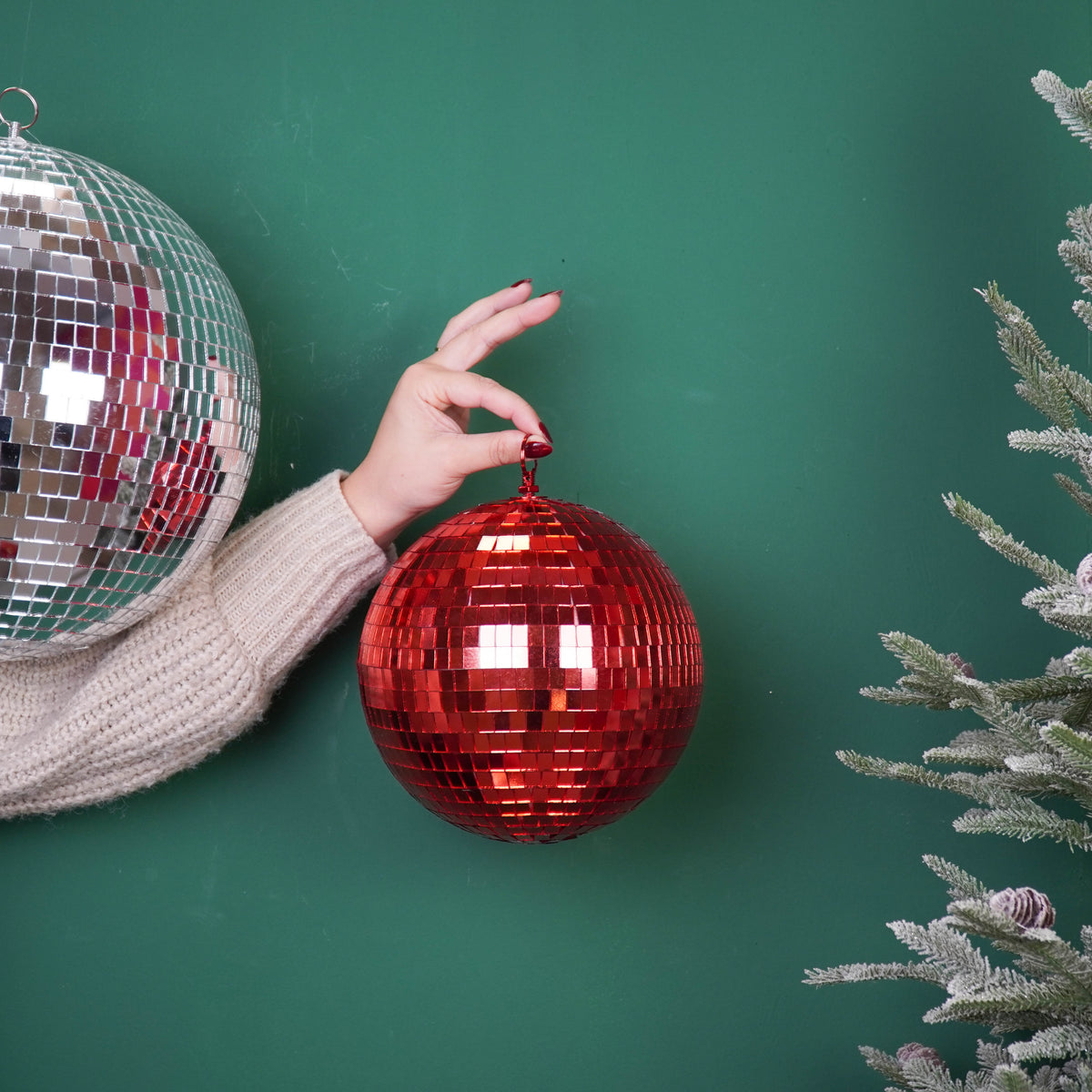 XMAS- Discoballen Set – 6 Maten – Van Mini tot XL