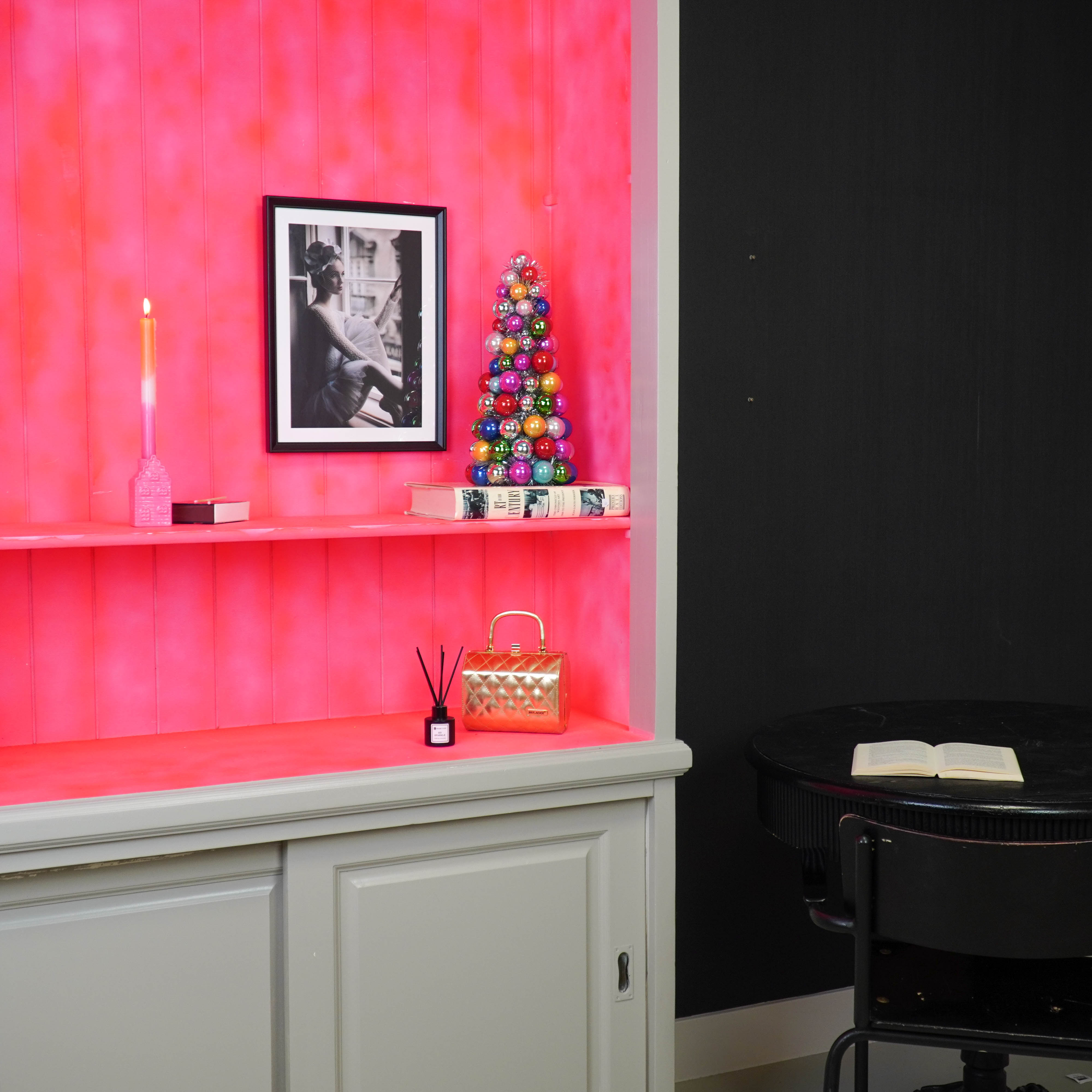 Kerst Decoratie - Kerstballen Kerstboom - Kunststof - Multicolour - 19x41 cm