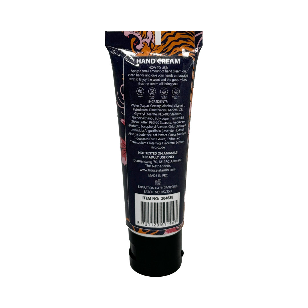 Handcrème - Vegan Handcrème - Mini Tube - Kruidig - 30 ml