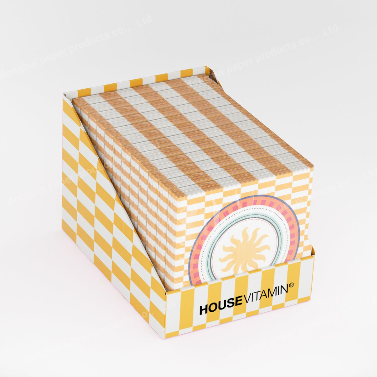 Papieren Servetten - 33x33 cm – 3-Laags – FSC – "Zon" – 20 Stuks