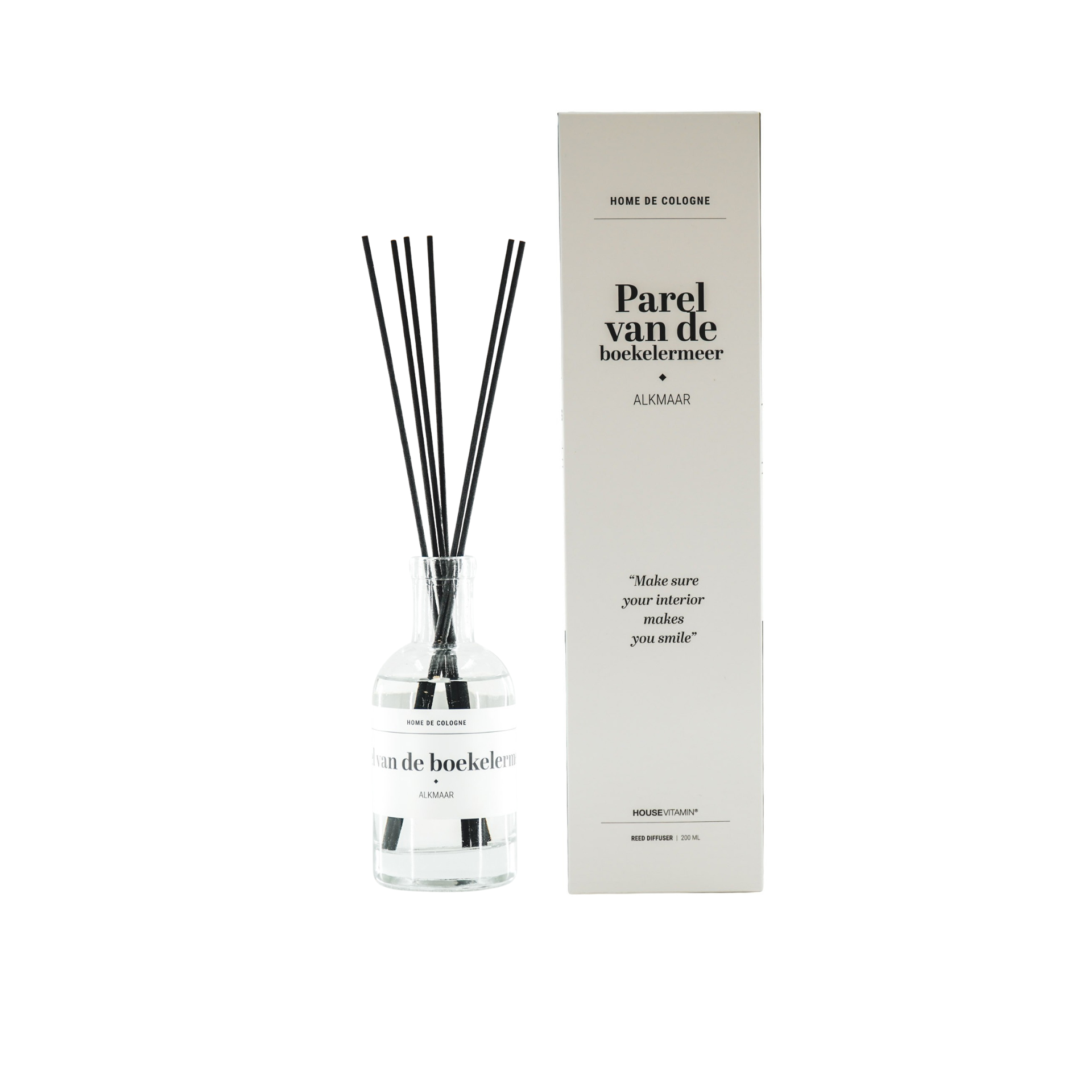 Geurstokjes - 'Parel van de Boekelermeer' Alkmaar - Bergamot - 200ml - Limited Edition