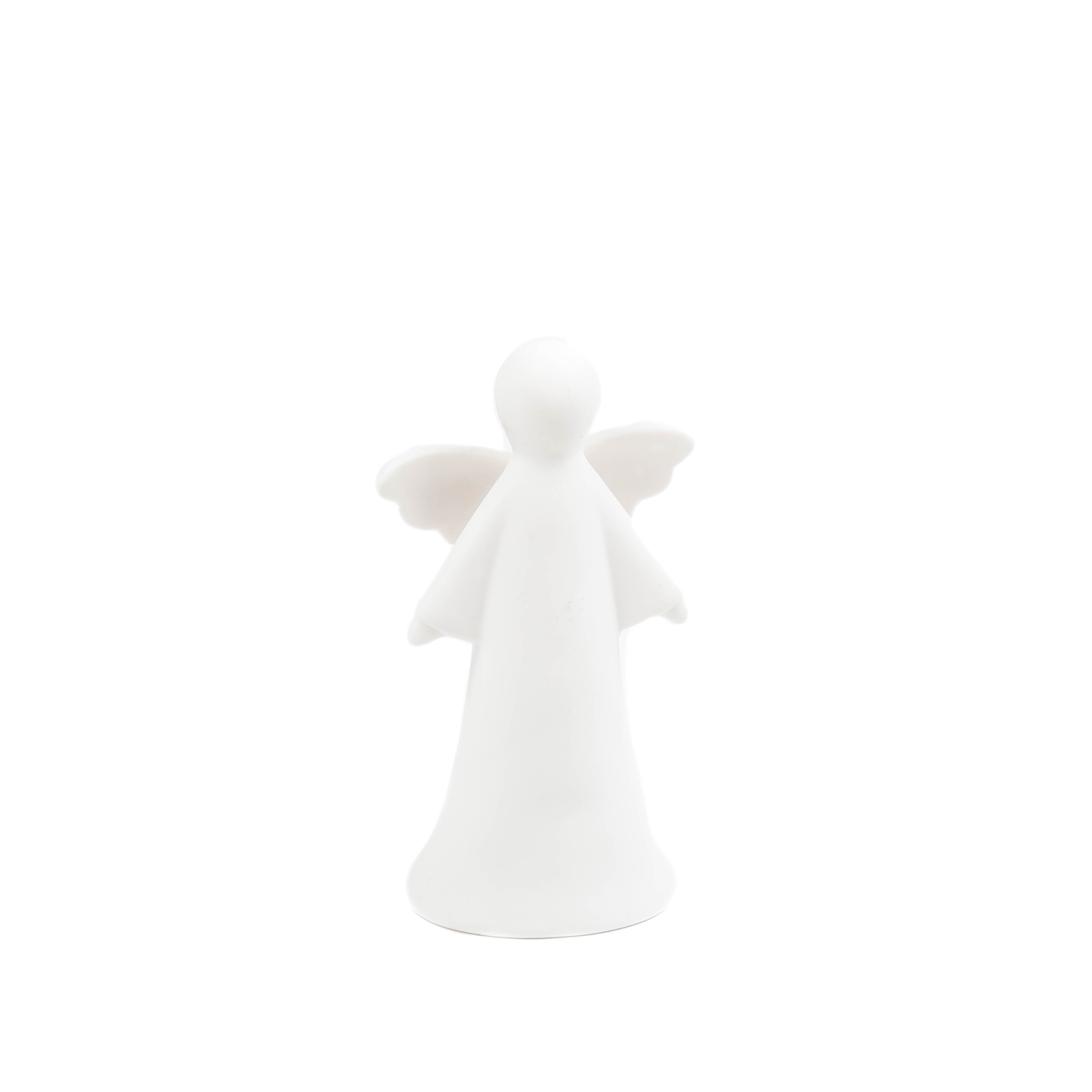 Led lamp - Engel - Keramiek - Wit - 9x6x16,5cm