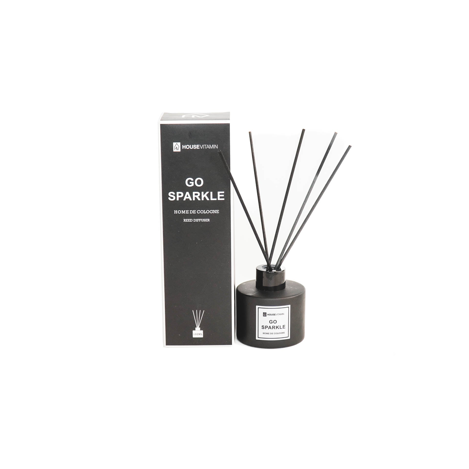 Geurstokjes - Go Sparkle -Amber - 100 ml