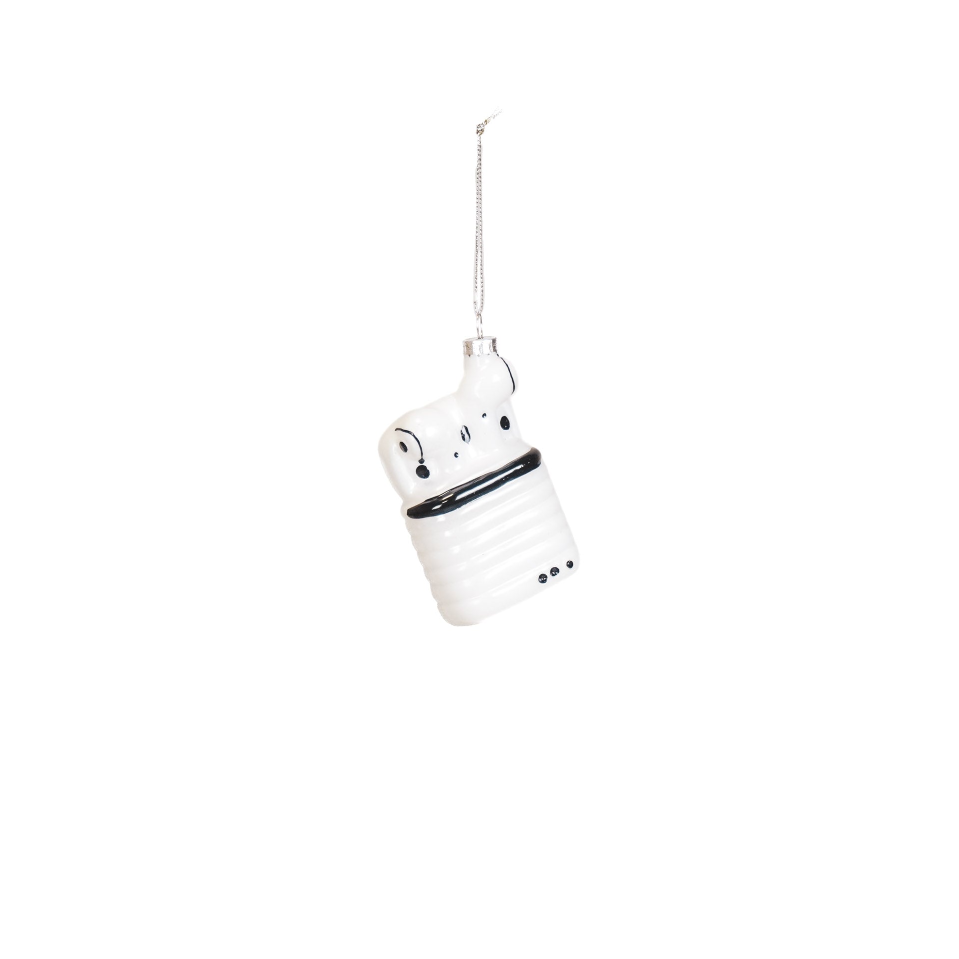 Ornament - Airpods - Kerstballen - Glas - 6,5x3,5x10,5cm