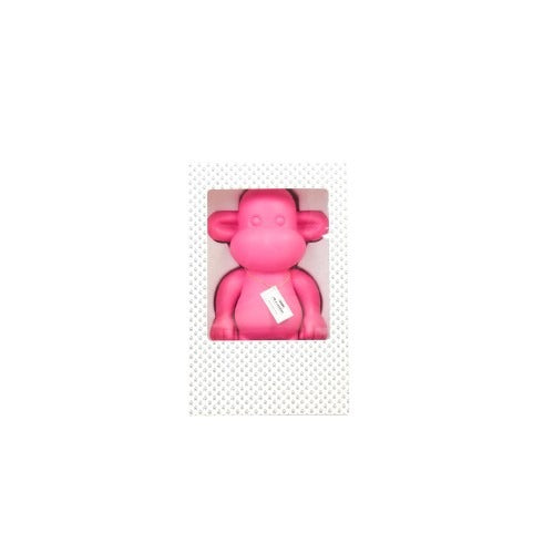 Ornament - Aap Beeld 'The Legend' - Polyresin - Roze - 20,5x13,5x35cm