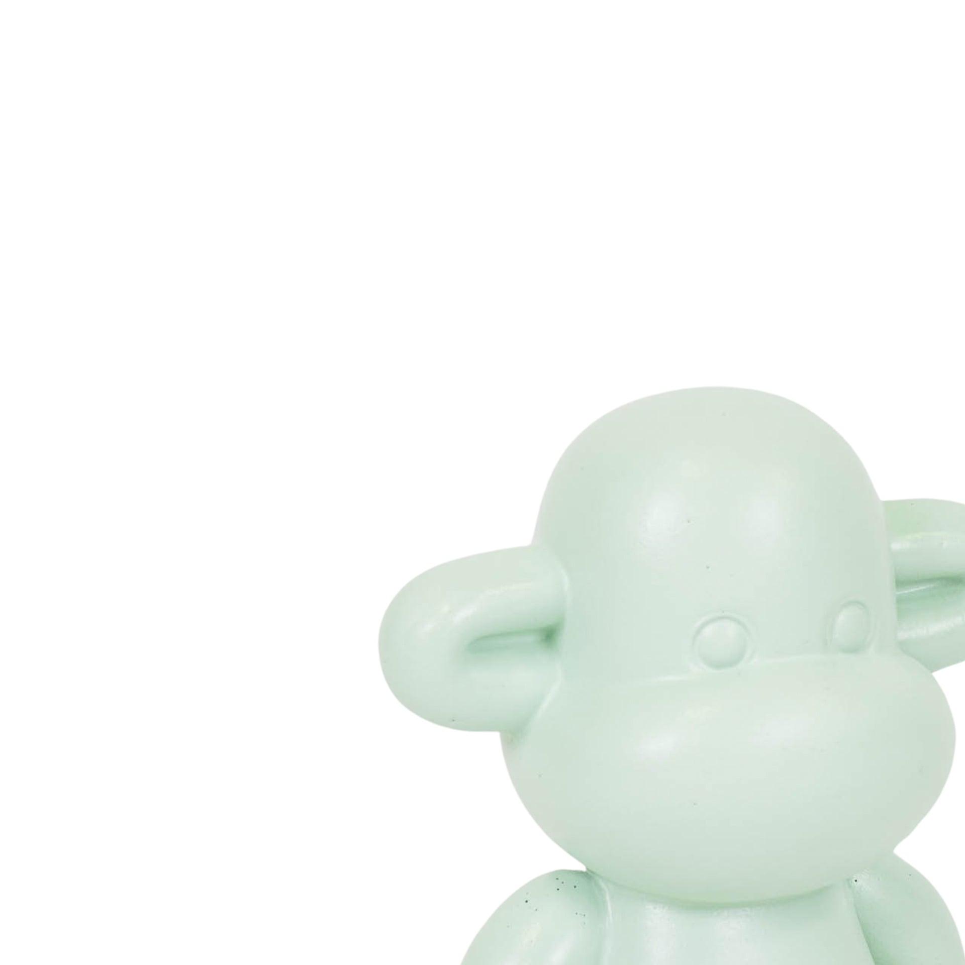 Ornament - Aap Beeld 'The Legend' - Polyresin - Mintgroen - 11x7x19cm