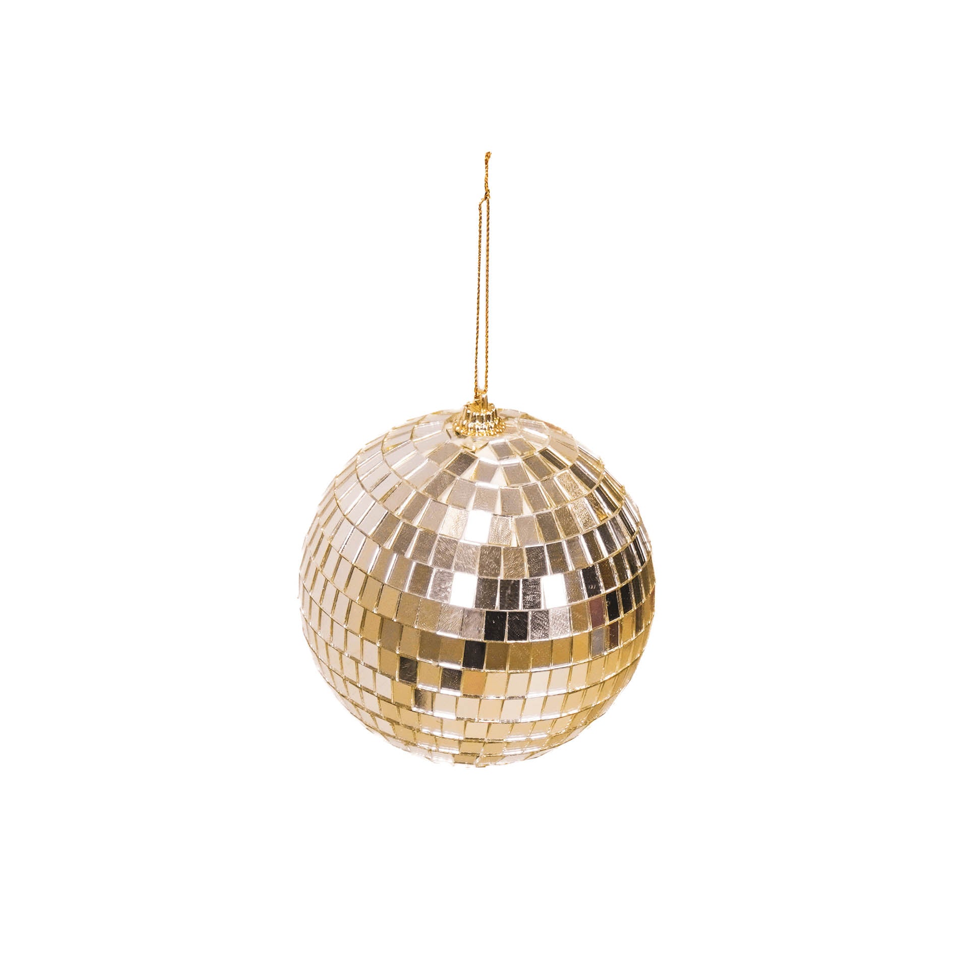 Kerstversiering -  Kersthanger - Discobal - Foam - Goud - 8x8x8cm