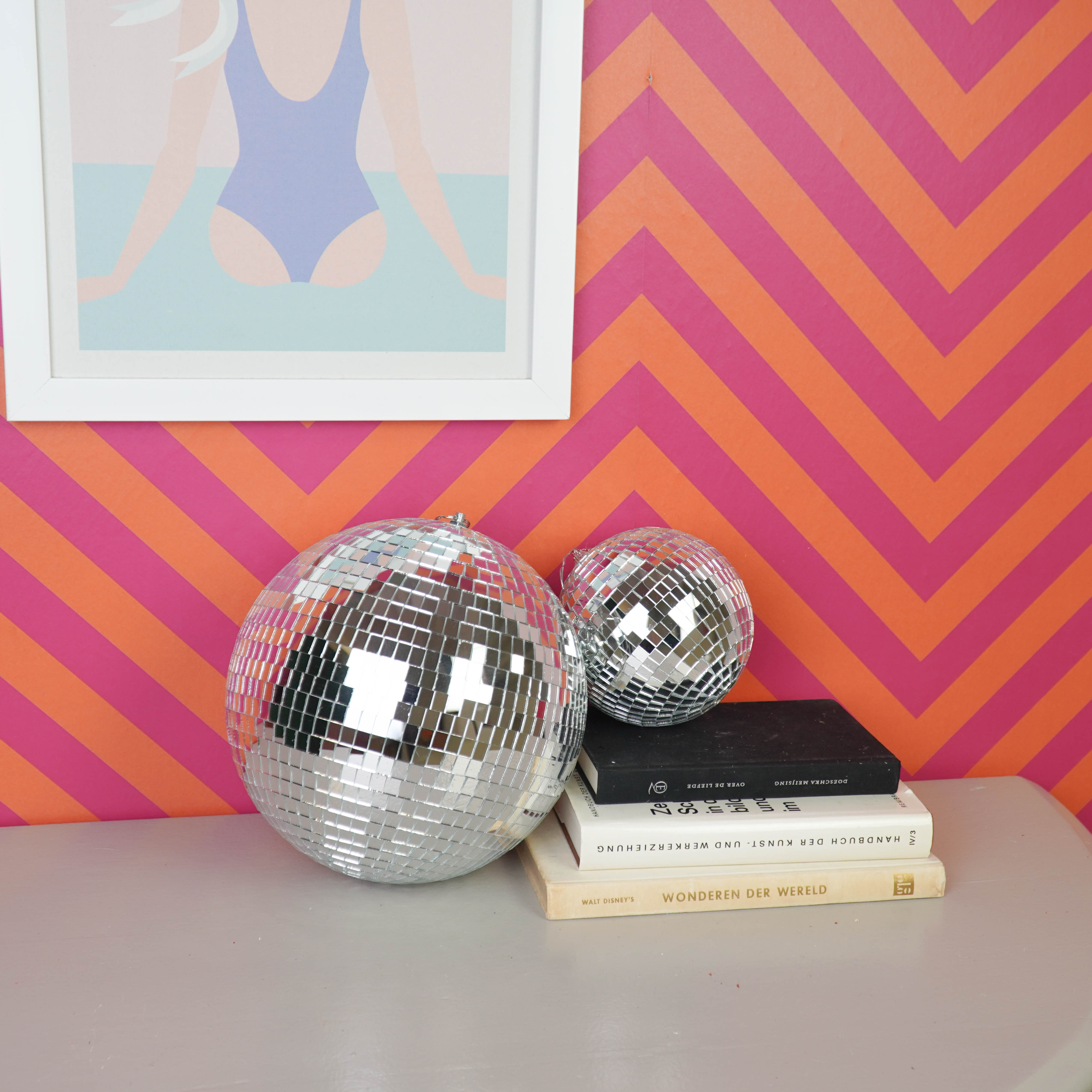 Kerstversiering -  Kersthanger - Discobal - Foam - Zilver - 25x25x25cm