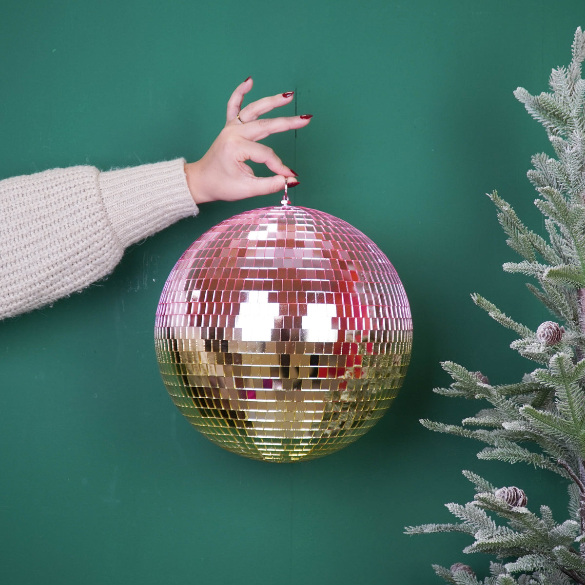 XMAS Set Discoballen – 6 Verschillende Maten – 6 tot 30 cm – Spiegelbollen – Disco Decoratie – Feest & Interieur