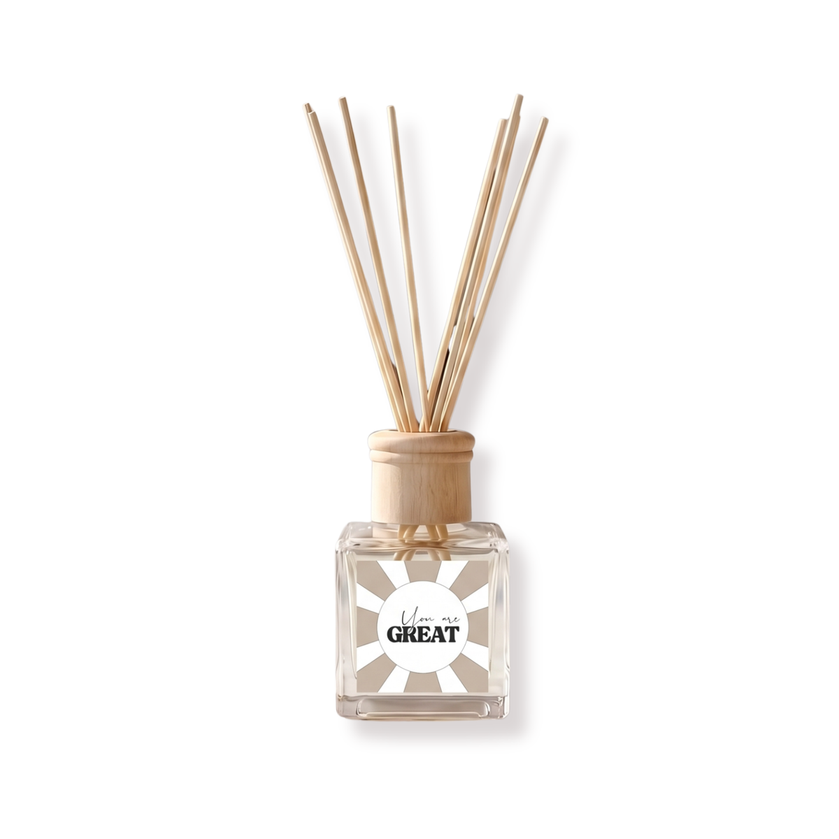 Set-  Cadeauset You Are Great – Geurstokjes 100 ml, Roomspray 300 ml & Servetten – Giftset