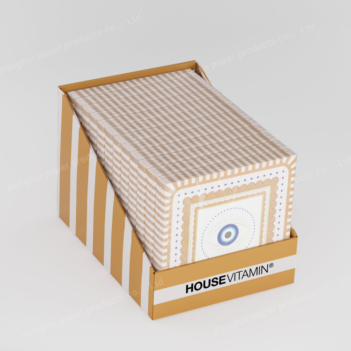 Papieren Servetten - 33x33 cm – 3-Laags – FSC - "Oog" – 20 Stuks