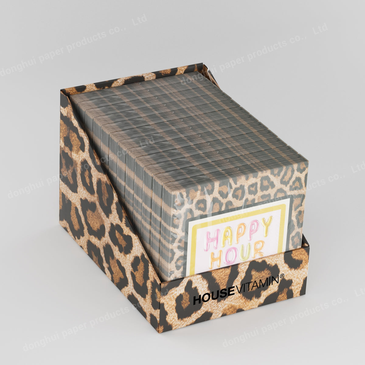 Papieren Servetten - "Happy Hour" - Panter - 3-Laags - FSC - 33x33 cm - 20 Stuks