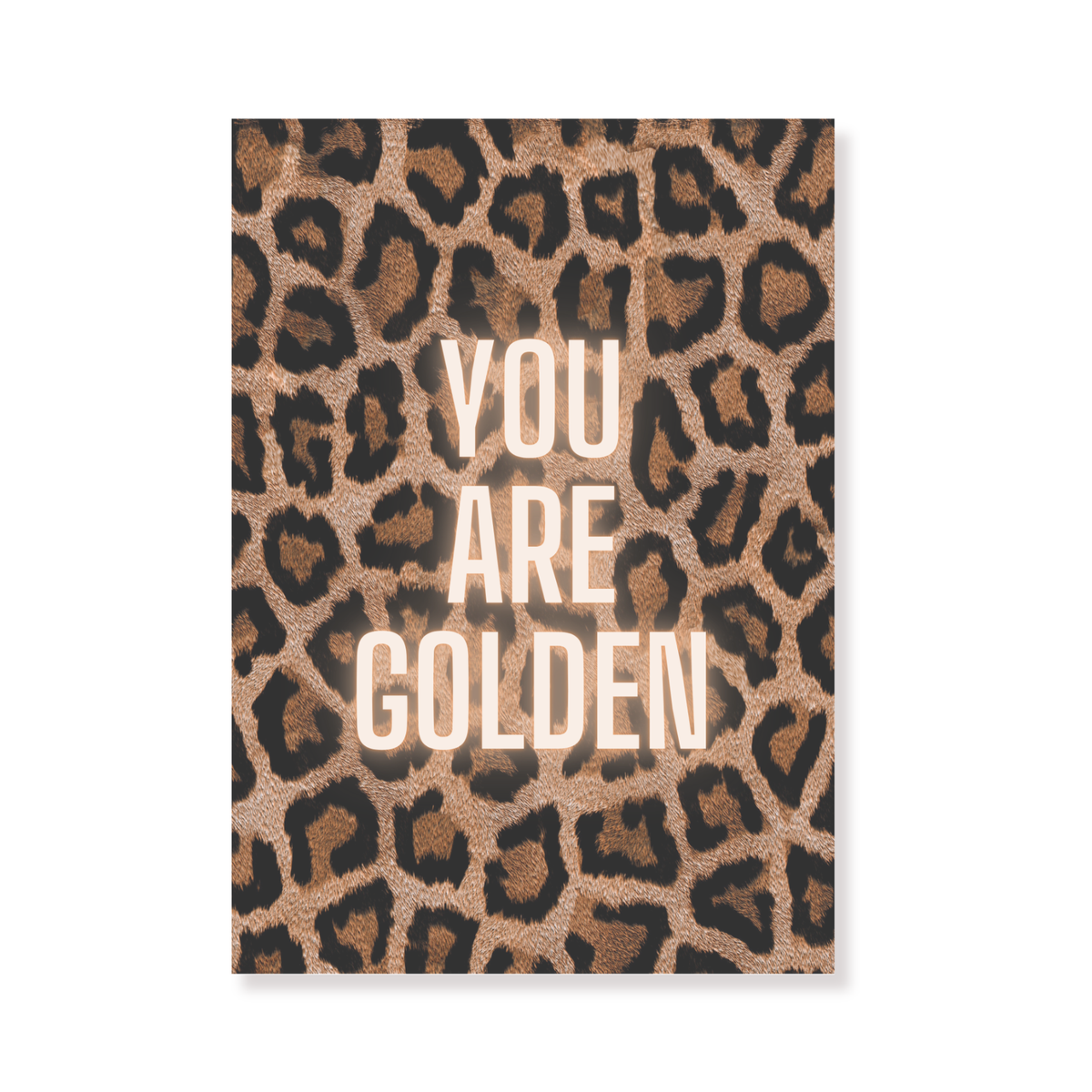 Ansichtkaart - You are Golden - Papier - Set of 5 - A6