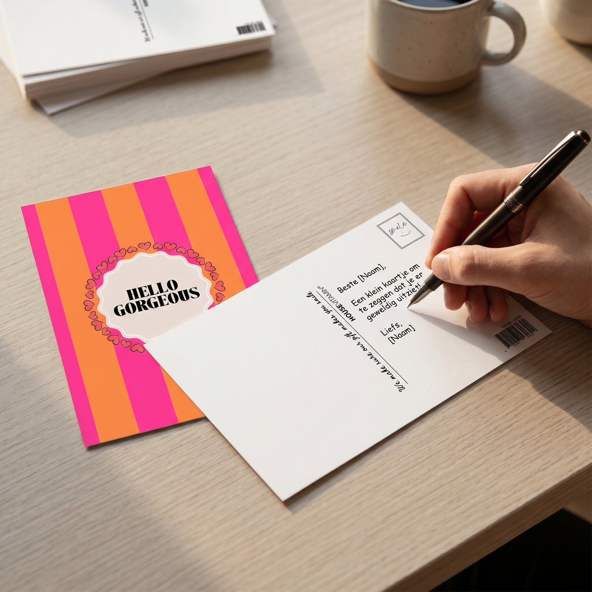 Ansichtkaart - Hello Gorgeous - Papier - Set of 5 - A6